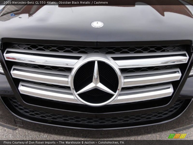 Obsidian Black Metallic / Cashmere 2009 Mercedes-Benz GL 550 4Matic