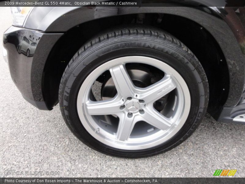 Obsidian Black Metallic / Cashmere 2009 Mercedes-Benz GL 550 4Matic