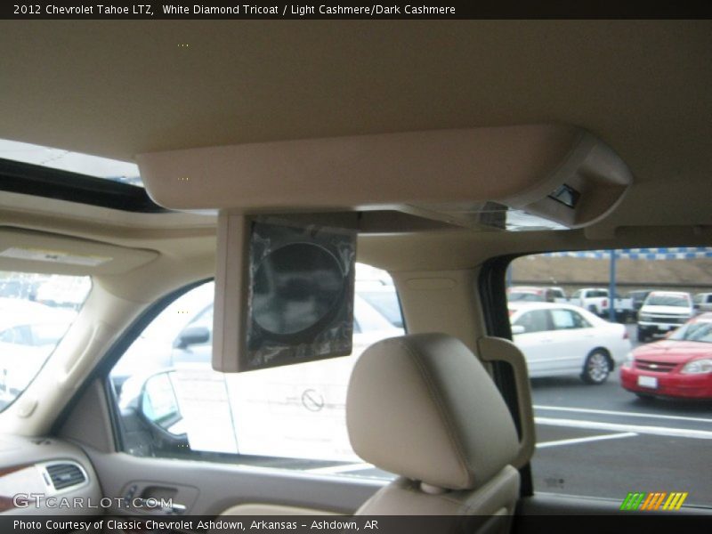 White Diamond Tricoat / Light Cashmere/Dark Cashmere 2012 Chevrolet Tahoe LTZ