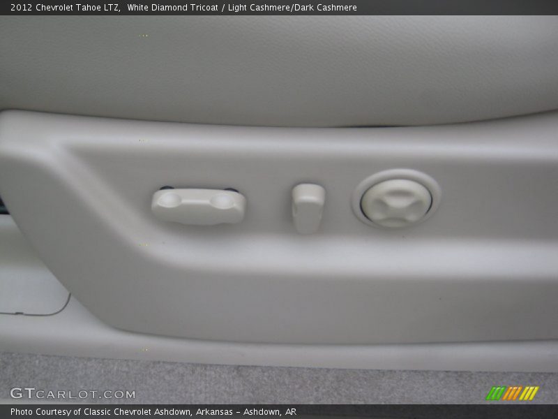 White Diamond Tricoat / Light Cashmere/Dark Cashmere 2012 Chevrolet Tahoe LTZ