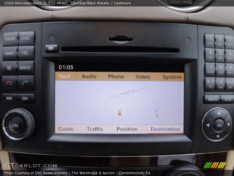 Obsidian Black Metallic / Cashmere 2009 Mercedes-Benz GL 550 4Matic