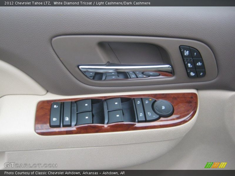 White Diamond Tricoat / Light Cashmere/Dark Cashmere 2012 Chevrolet Tahoe LTZ