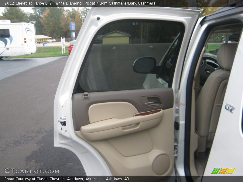 White Diamond Tricoat / Light Cashmere/Dark Cashmere 2012 Chevrolet Tahoe LTZ