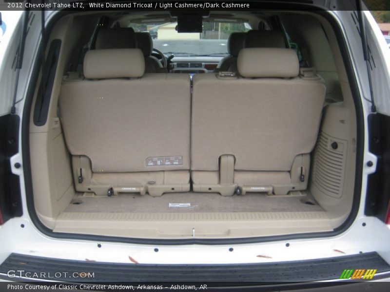 White Diamond Tricoat / Light Cashmere/Dark Cashmere 2012 Chevrolet Tahoe LTZ