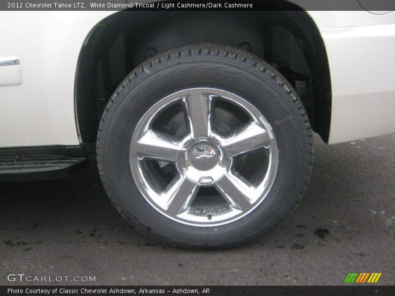 White Diamond Tricoat / Light Cashmere/Dark Cashmere 2012 Chevrolet Tahoe LTZ