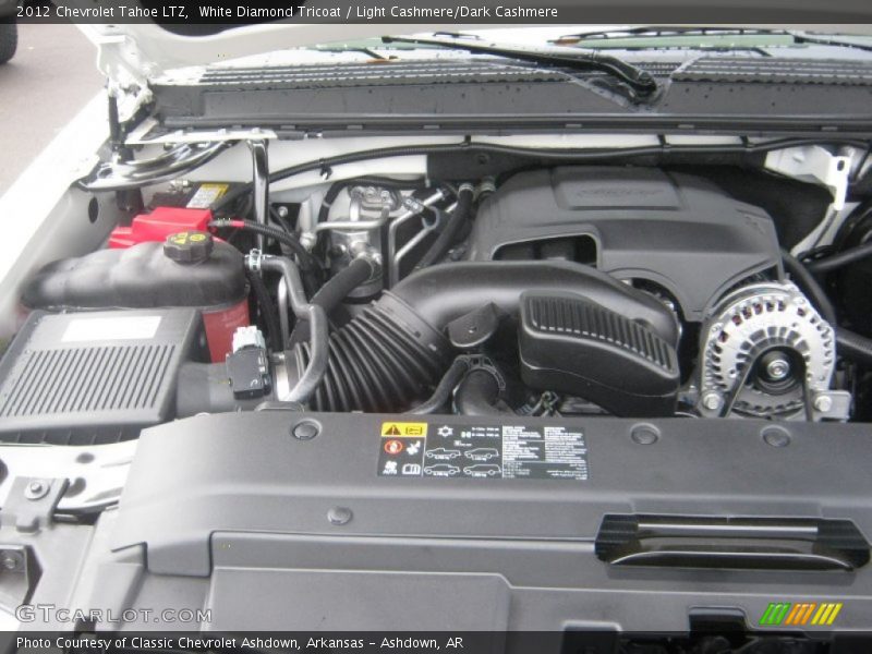 White Diamond Tricoat / Light Cashmere/Dark Cashmere 2012 Chevrolet Tahoe LTZ