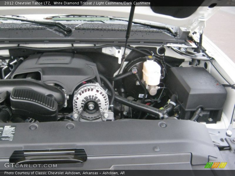 White Diamond Tricoat / Light Cashmere/Dark Cashmere 2012 Chevrolet Tahoe LTZ