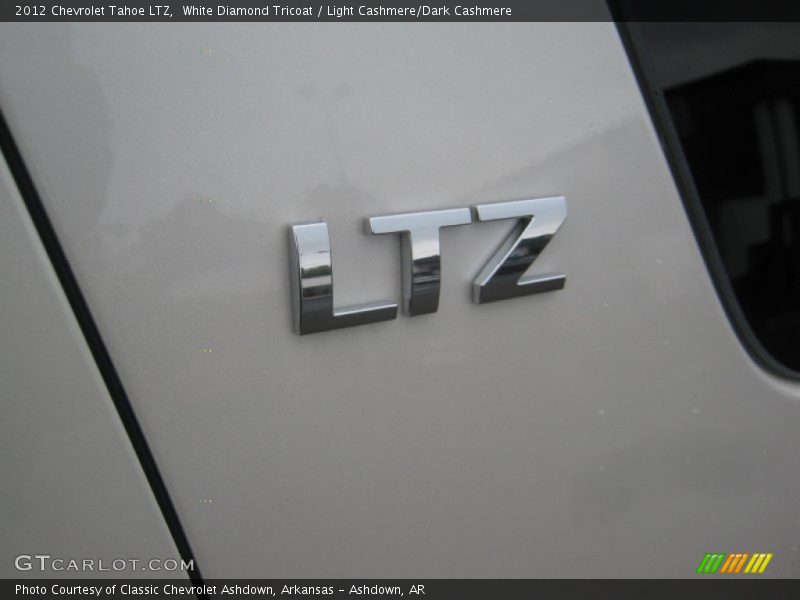 White Diamond Tricoat / Light Cashmere/Dark Cashmere 2012 Chevrolet Tahoe LTZ