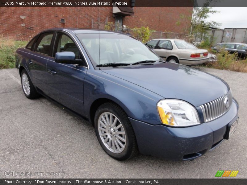 Norsea Blue Metallic / Pebble 2005 Mercury Montego Premier AWD