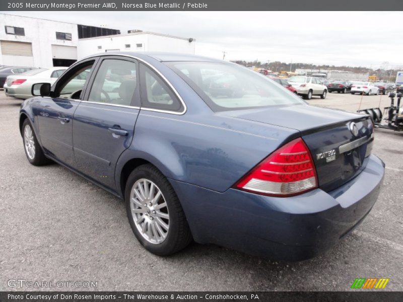 Norsea Blue Metallic / Pebble 2005 Mercury Montego Premier AWD