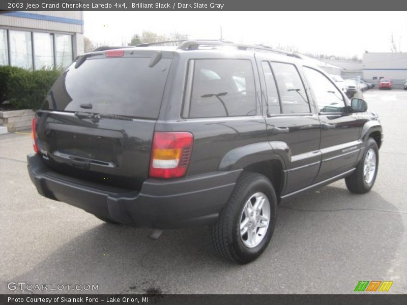 Brilliant Black / Dark Slate Gray 2003 Jeep Grand Cherokee Laredo 4x4