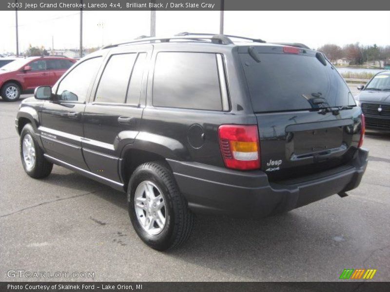Brilliant Black / Dark Slate Gray 2003 Jeep Grand Cherokee Laredo 4x4