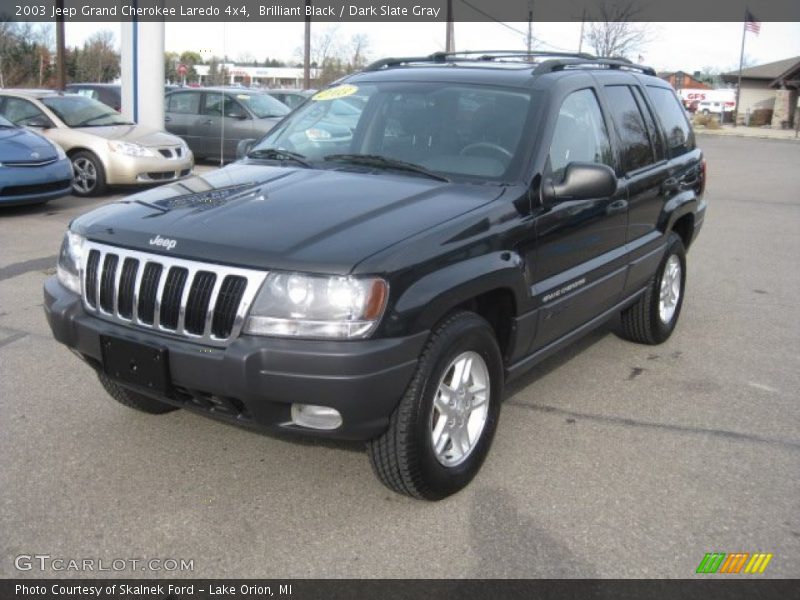 Brilliant Black / Dark Slate Gray 2003 Jeep Grand Cherokee Laredo 4x4