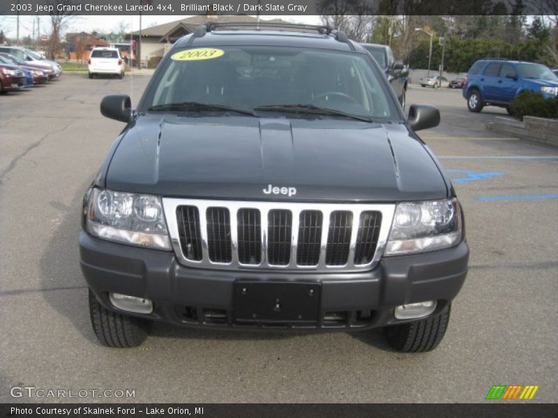 Brilliant Black / Dark Slate Gray 2003 Jeep Grand Cherokee Laredo 4x4