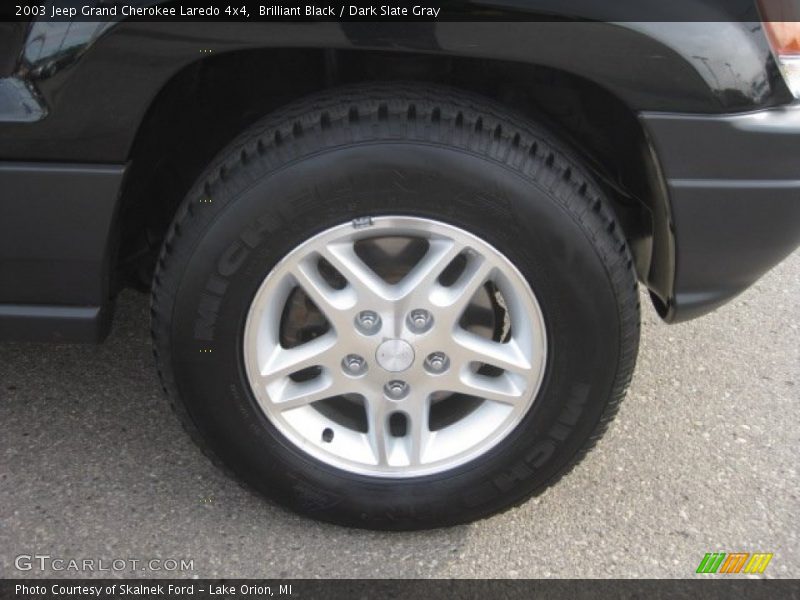 Brilliant Black / Dark Slate Gray 2003 Jeep Grand Cherokee Laredo 4x4