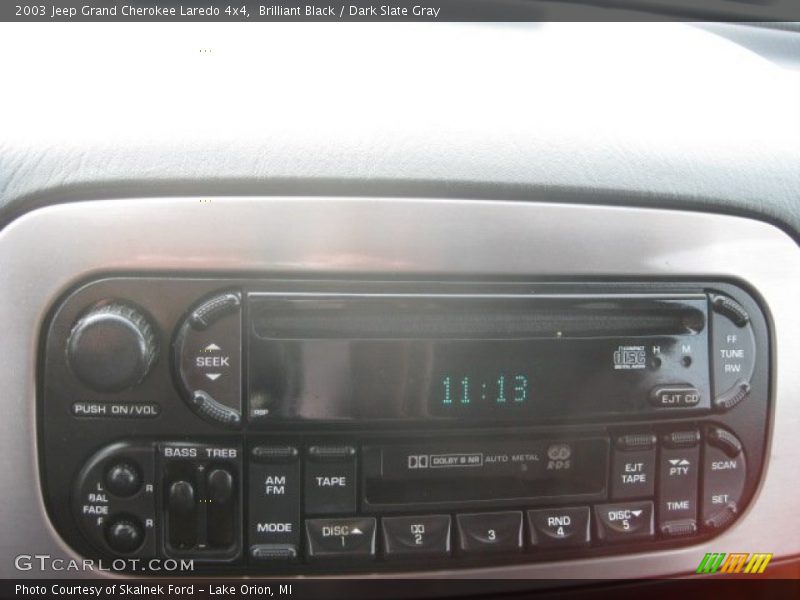 Brilliant Black / Dark Slate Gray 2003 Jeep Grand Cherokee Laredo 4x4