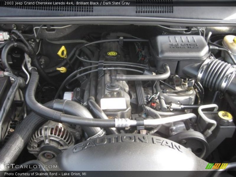 Brilliant Black / Dark Slate Gray 2003 Jeep Grand Cherokee Laredo 4x4