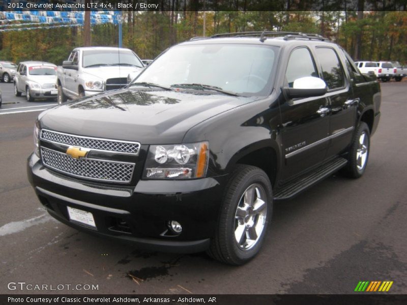 Black / Ebony 2012 Chevrolet Avalanche LTZ 4x4