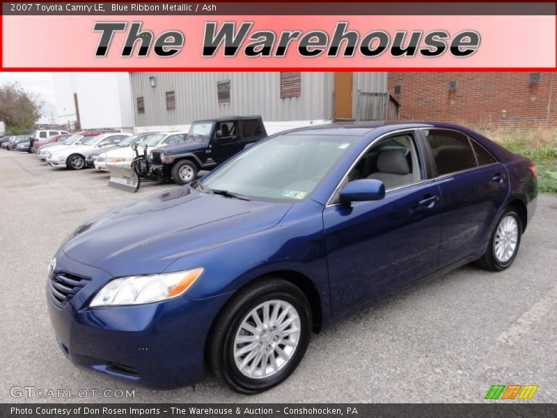 Blue Ribbon Metallic / Ash 2007 Toyota Camry LE