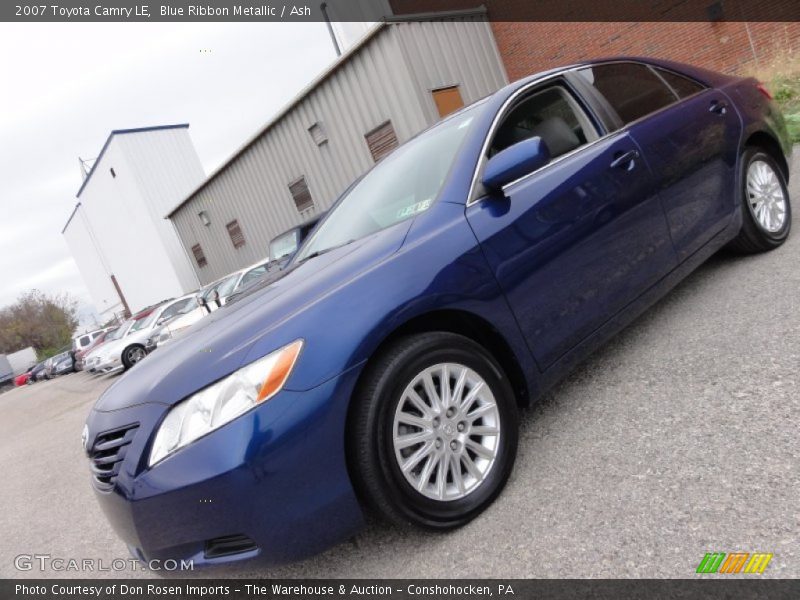 Blue Ribbon Metallic / Ash 2007 Toyota Camry LE