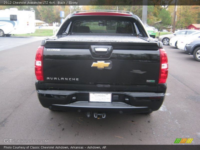 Black / Ebony 2012 Chevrolet Avalanche LTZ 4x4