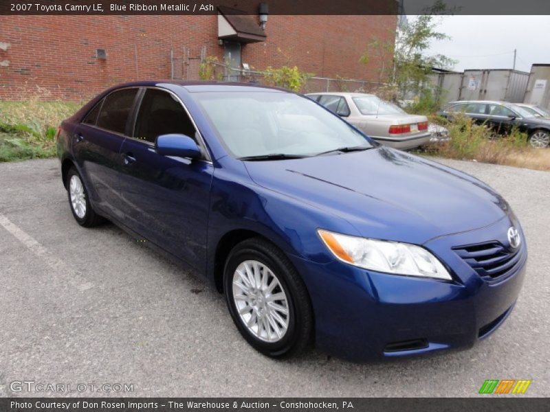 Blue Ribbon Metallic / Ash 2007 Toyota Camry LE
