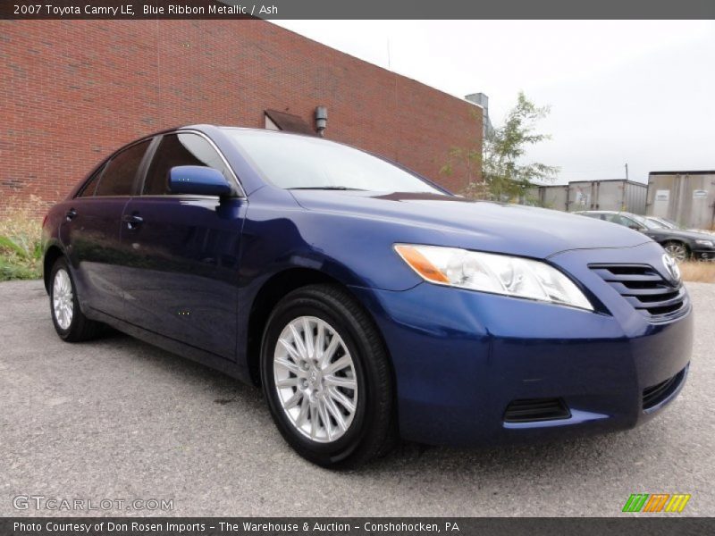 Blue Ribbon Metallic / Ash 2007 Toyota Camry LE