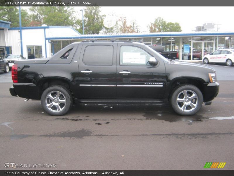 Black / Ebony 2012 Chevrolet Avalanche LTZ 4x4