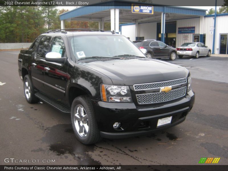 Black / Ebony 2012 Chevrolet Avalanche LTZ 4x4