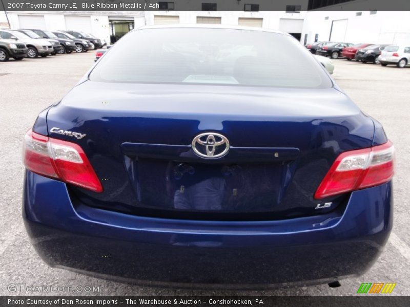 Blue Ribbon Metallic / Ash 2007 Toyota Camry LE