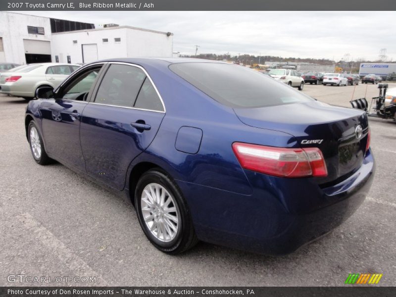 Blue Ribbon Metallic / Ash 2007 Toyota Camry LE