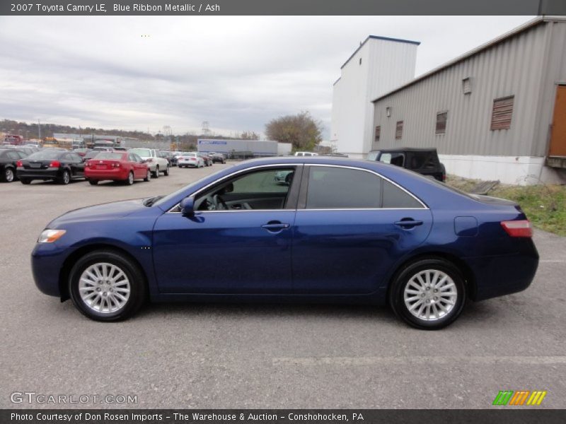 Blue Ribbon Metallic / Ash 2007 Toyota Camry LE