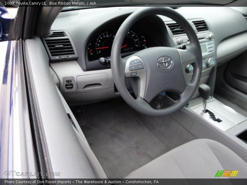 Blue Ribbon Metallic / Ash 2007 Toyota Camry LE