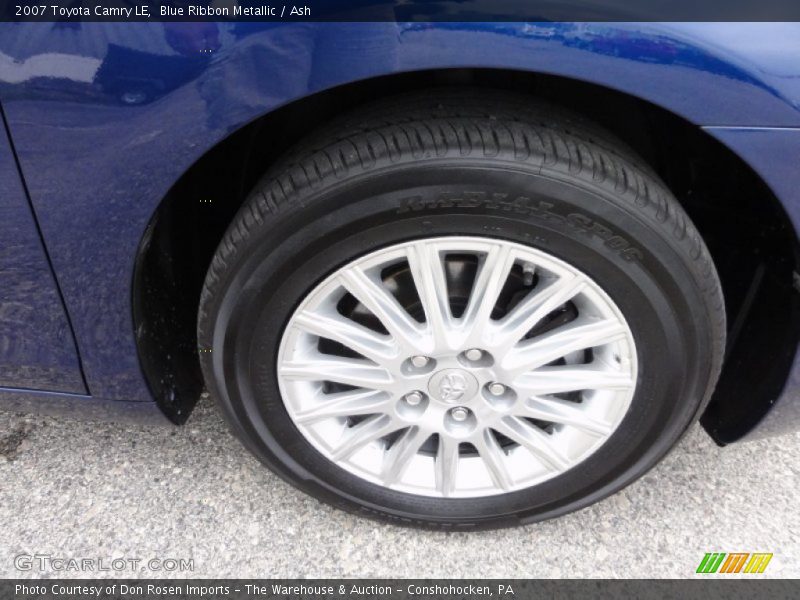 Blue Ribbon Metallic / Ash 2007 Toyota Camry LE