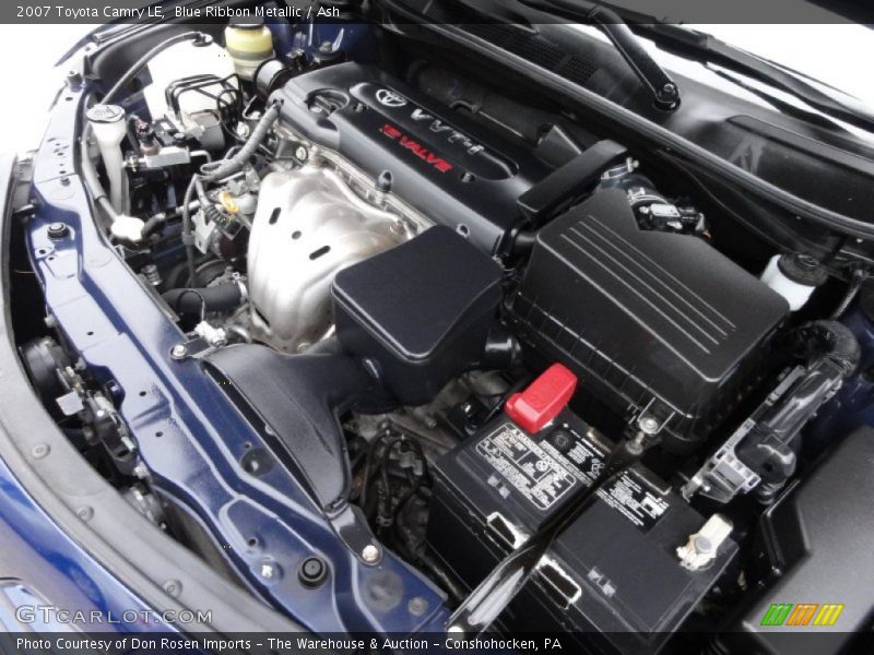 Blue Ribbon Metallic / Ash 2007 Toyota Camry LE