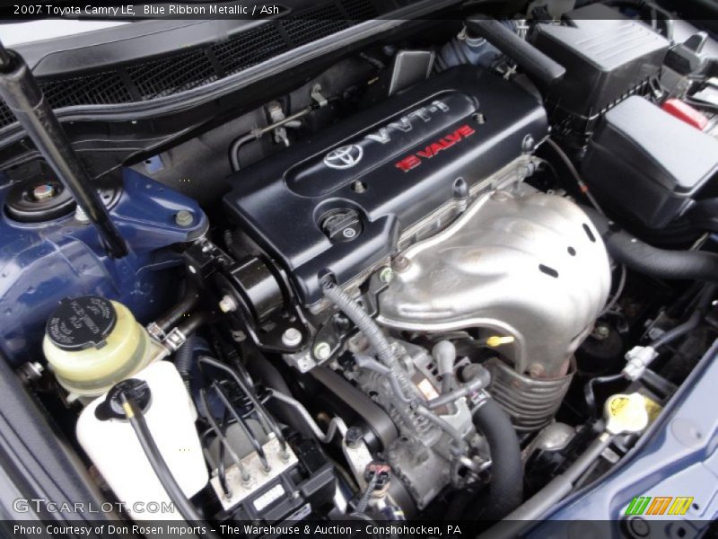 Blue Ribbon Metallic / Ash 2007 Toyota Camry LE