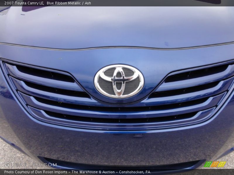 Blue Ribbon Metallic / Ash 2007 Toyota Camry LE