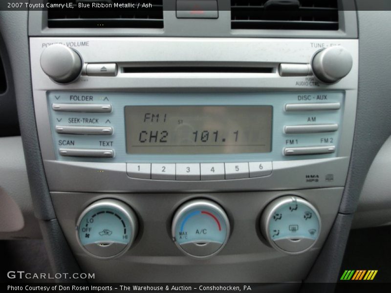 Blue Ribbon Metallic / Ash 2007 Toyota Camry LE