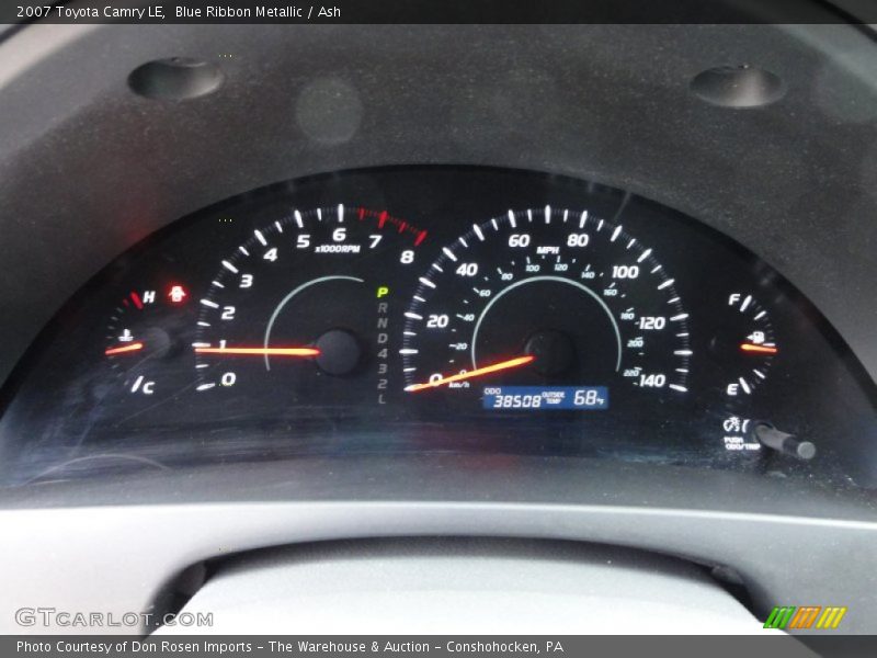 Blue Ribbon Metallic / Ash 2007 Toyota Camry LE