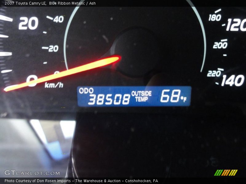 Blue Ribbon Metallic / Ash 2007 Toyota Camry LE