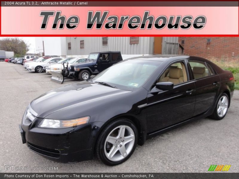 Anthracite Metallic / Camel 2004 Acura TL 3.2