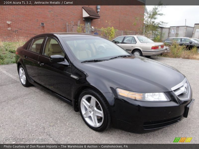 Anthracite Metallic / Camel 2004 Acura TL 3.2