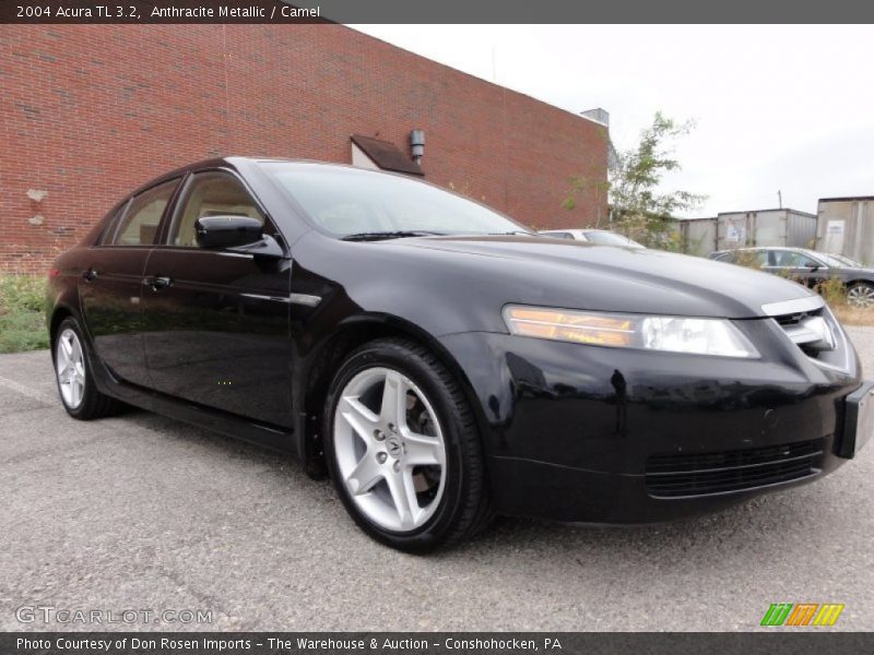 Anthracite Metallic / Camel 2004 Acura TL 3.2