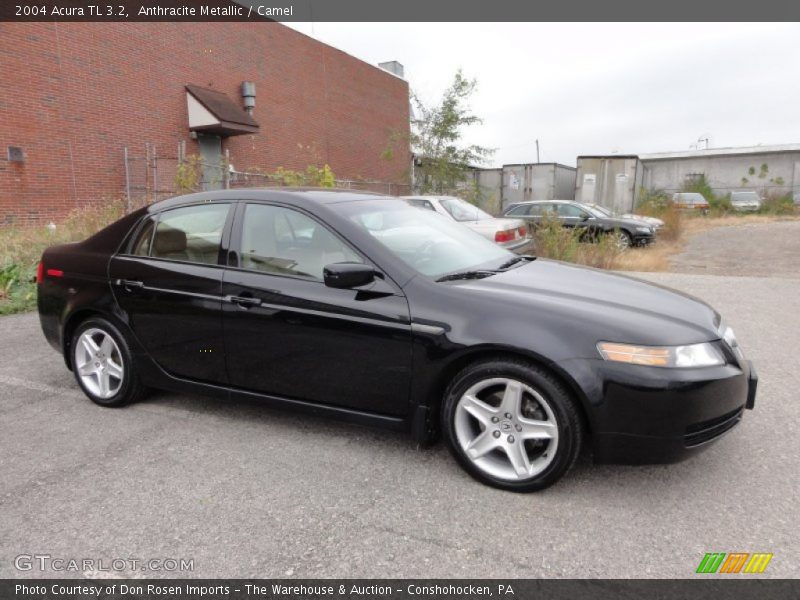 Anthracite Metallic / Camel 2004 Acura TL 3.2