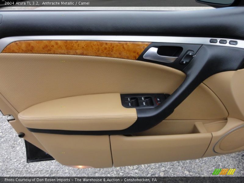Anthracite Metallic / Camel 2004 Acura TL 3.2