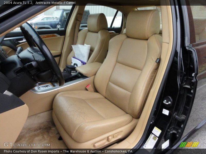 Anthracite Metallic / Camel 2004 Acura TL 3.2