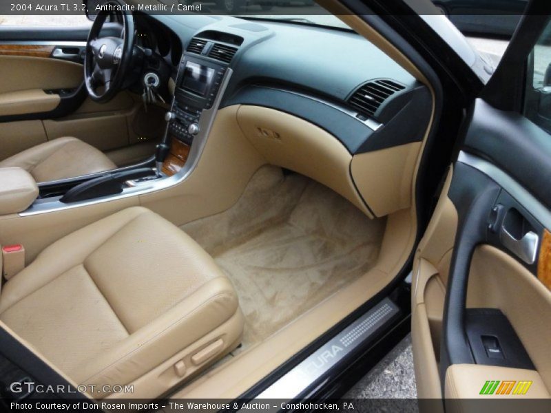 Anthracite Metallic / Camel 2004 Acura TL 3.2
