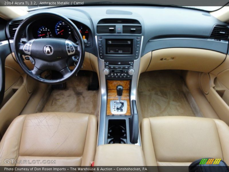 Anthracite Metallic / Camel 2004 Acura TL 3.2