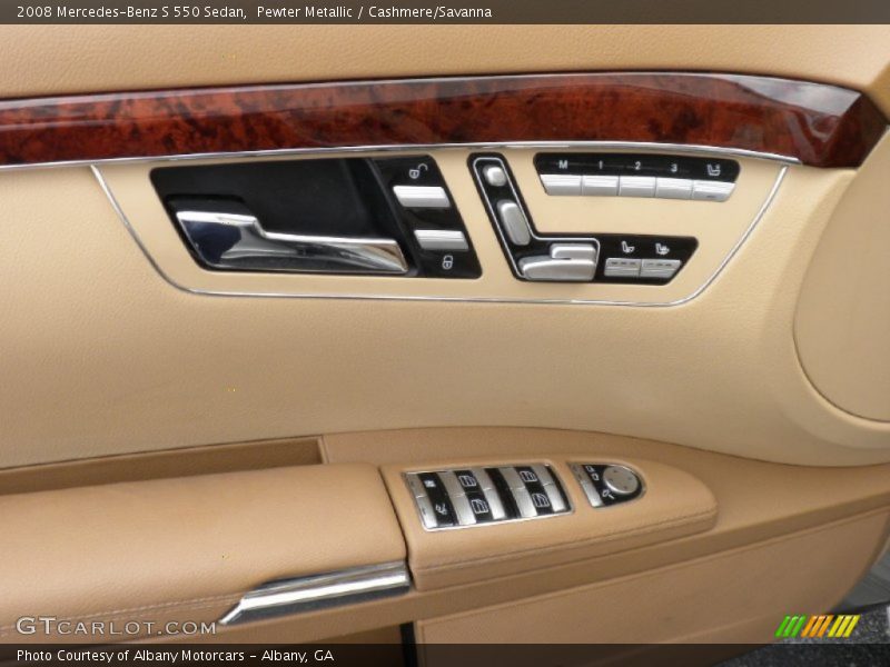 Pewter Metallic / Cashmere/Savanna 2008 Mercedes-Benz S 550 Sedan