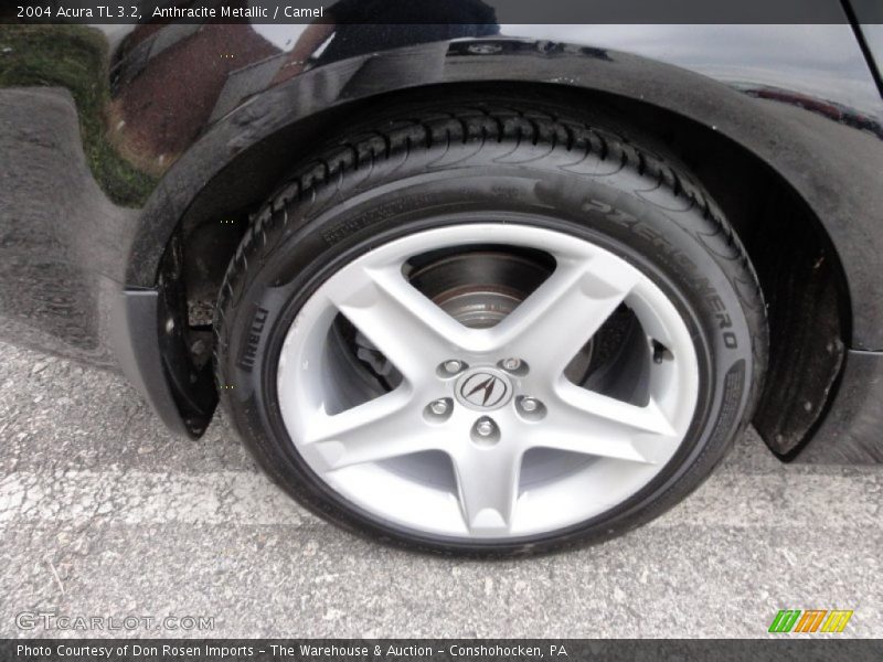 Anthracite Metallic / Camel 2004 Acura TL 3.2